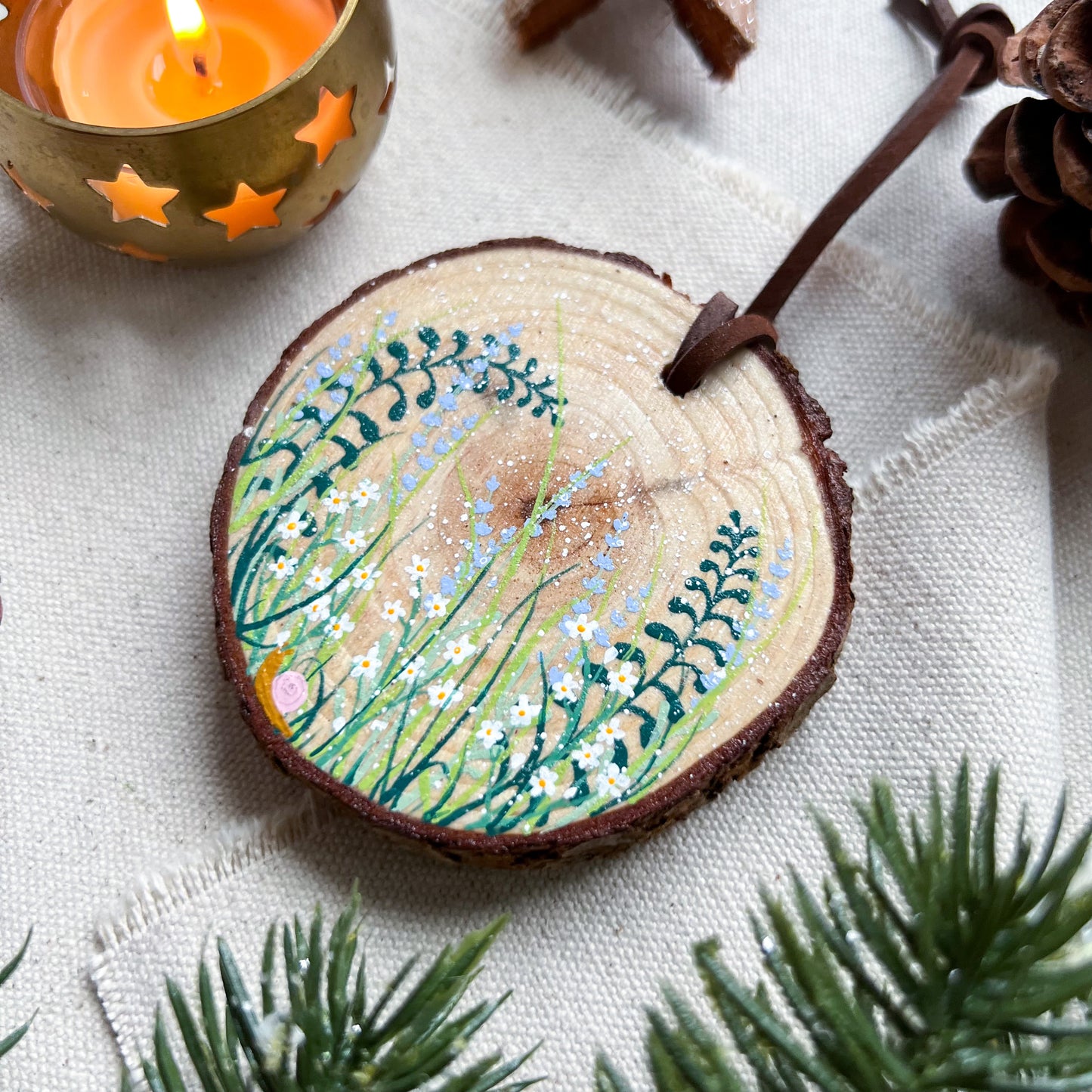 Snail Botanical Ornament