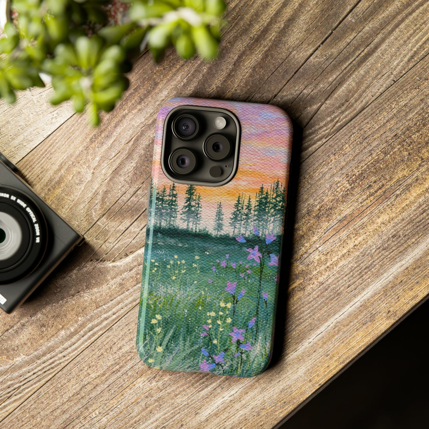 Wildflower Sunrise Tough Phone Case