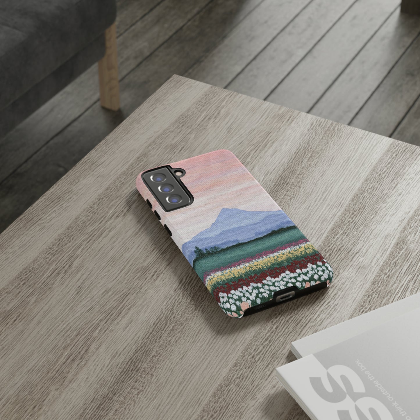 Tulip Field Tough Phone Case
