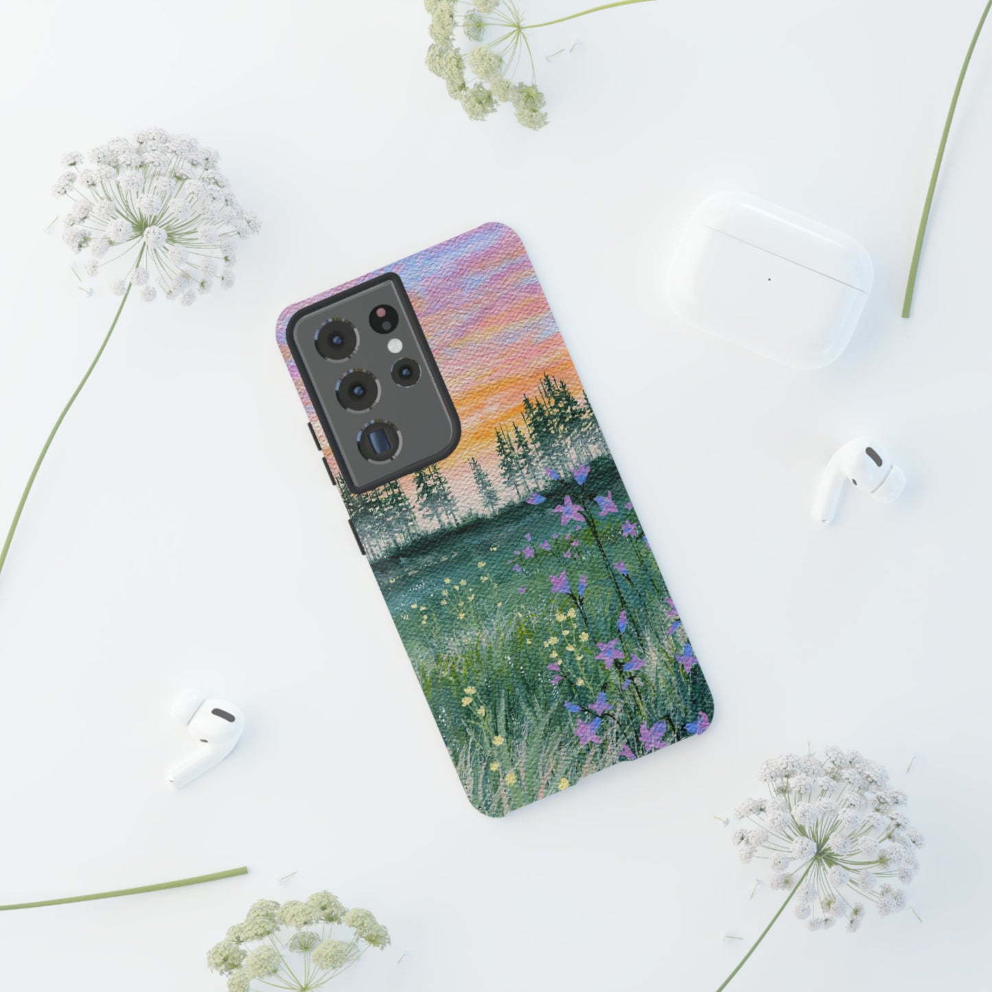 Wildflower Sunrise Tough Phone Case
