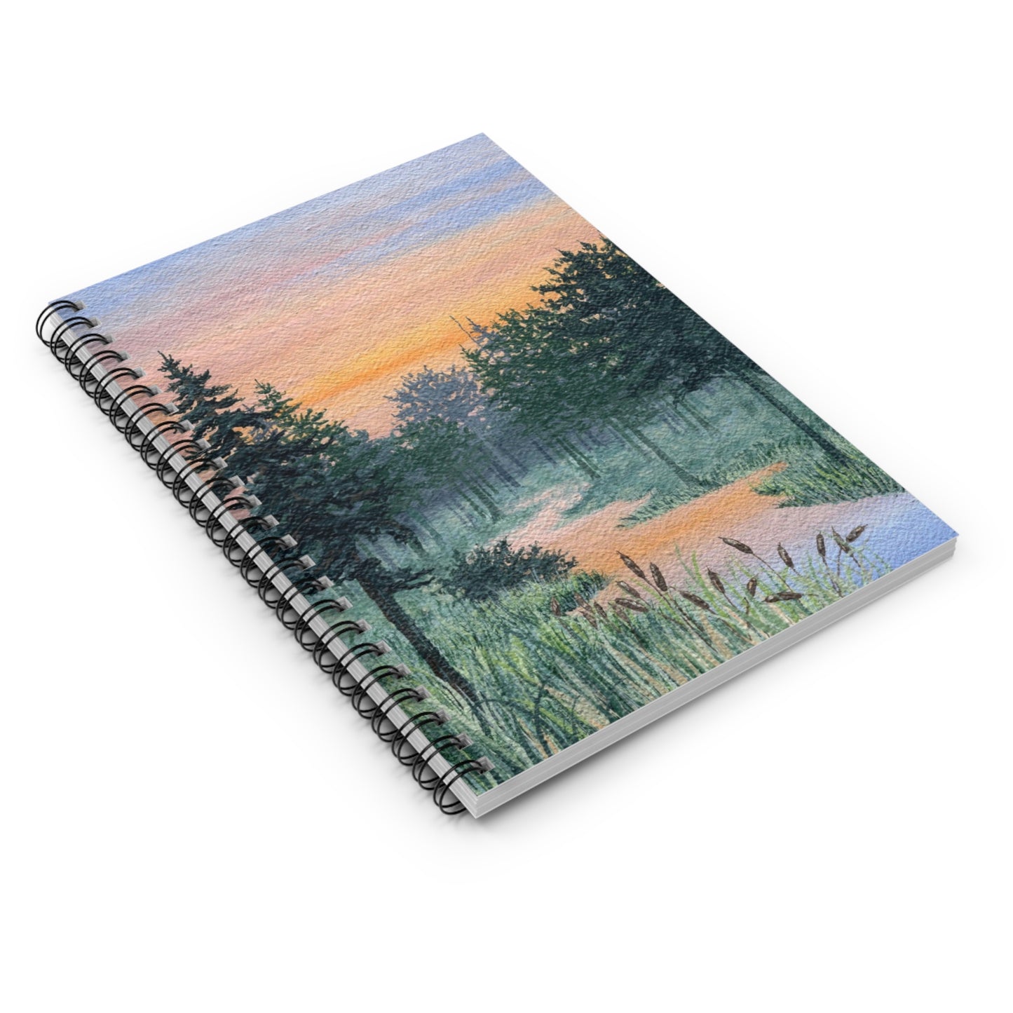 Misty Morning Spiral Notebook
