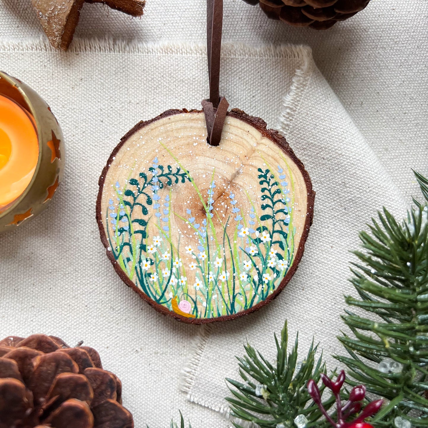 Snail Botanical Ornament