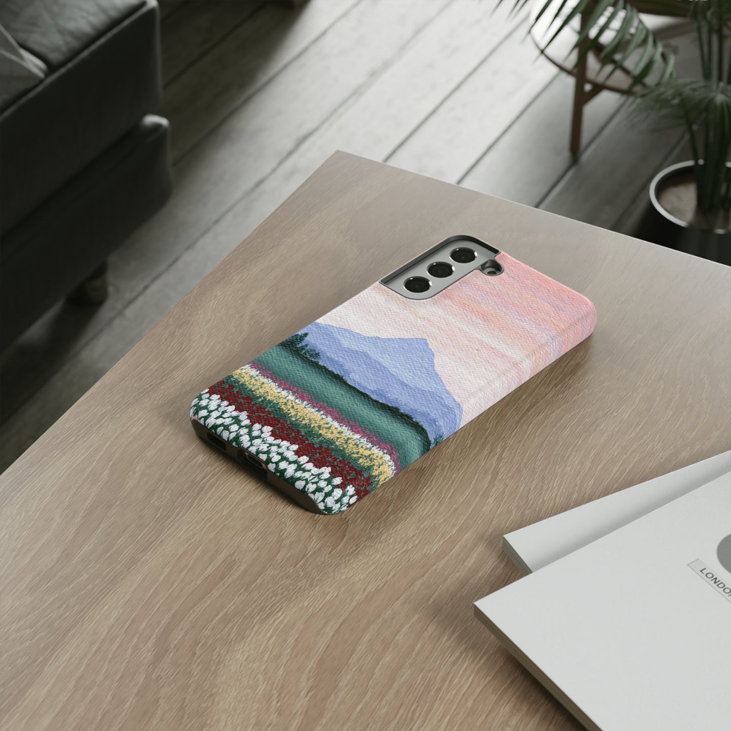 Tulip Field Tough Phone Case