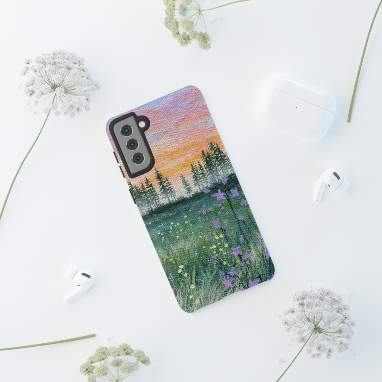 Wildflower Sunrise Tough Phone Case
