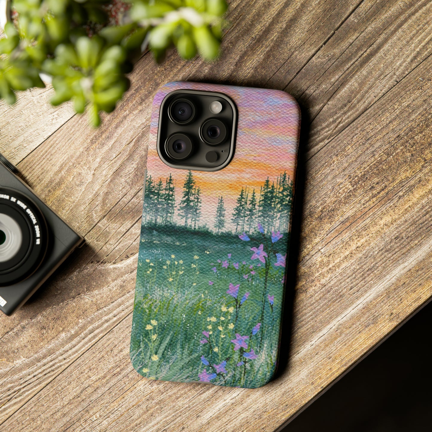 Wildflower Sunrise Tough Phone Case