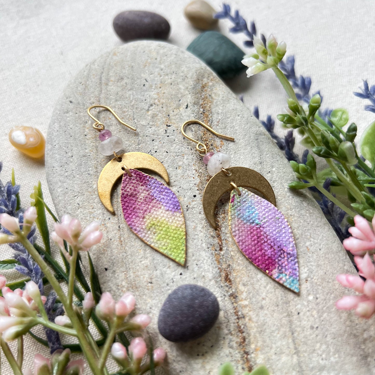Crescent Petal Earrings