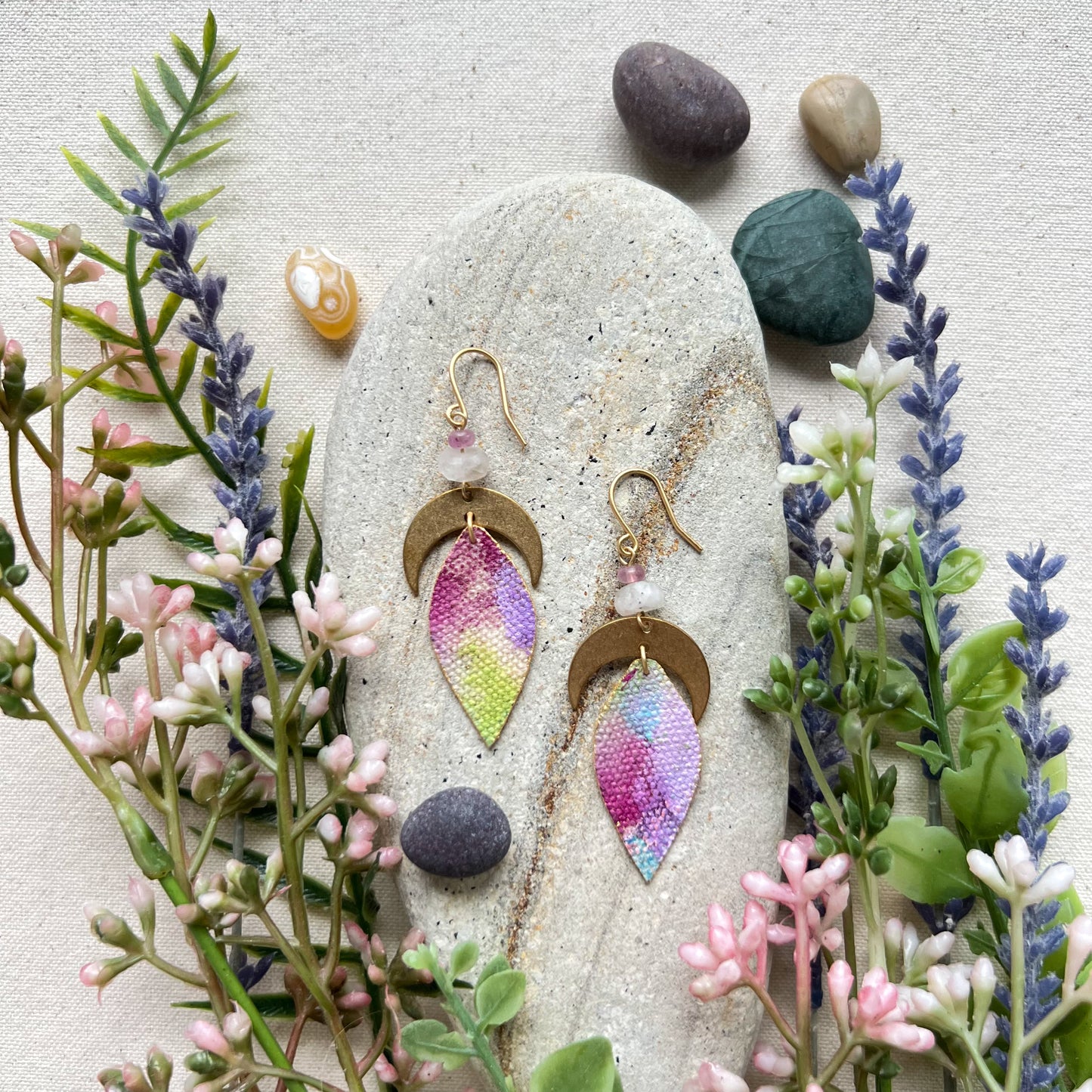 Crescent Petal Earrings