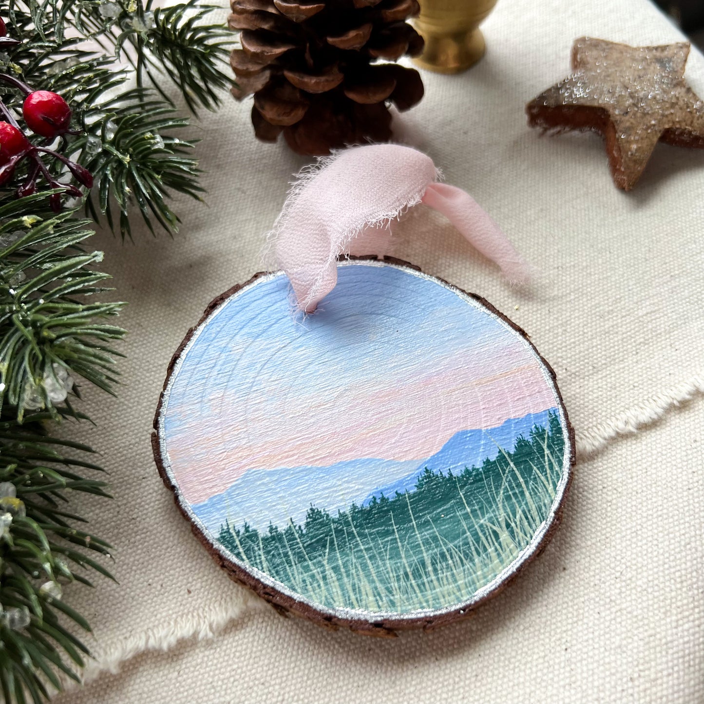 Sunset Field Ornament