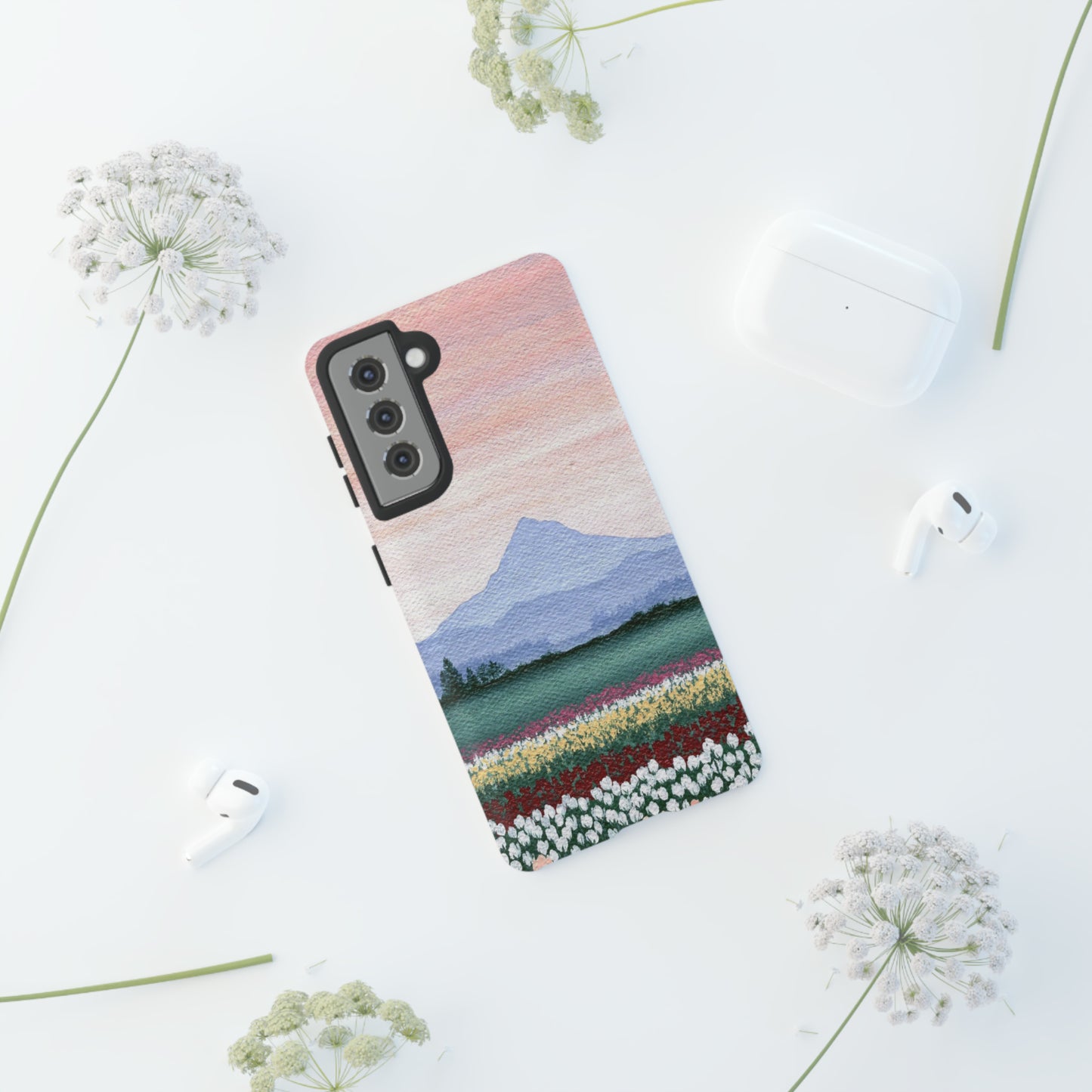 Tulip Field Tough Phone Case