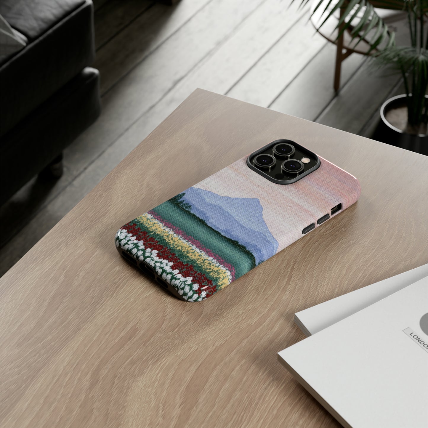 Tulip Field Tough Phone Case