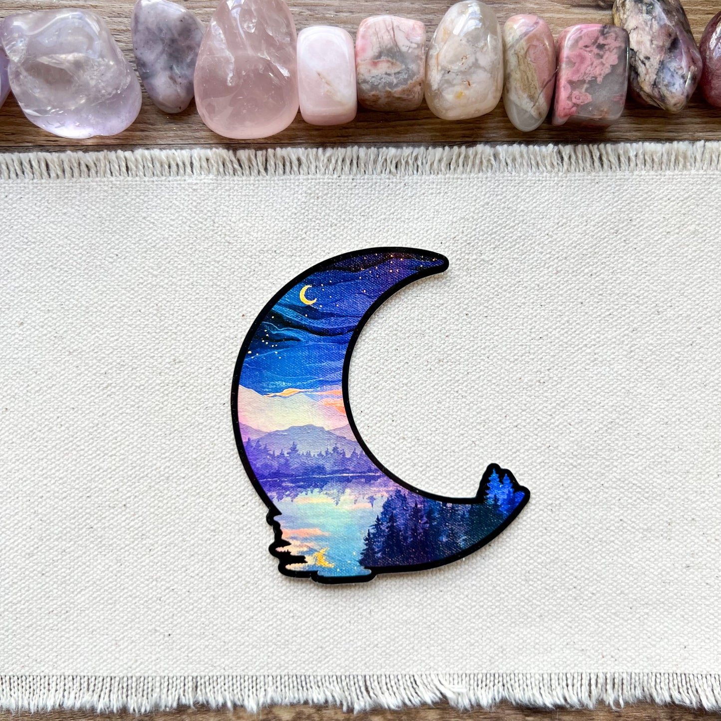 Holographic Moon STICKER