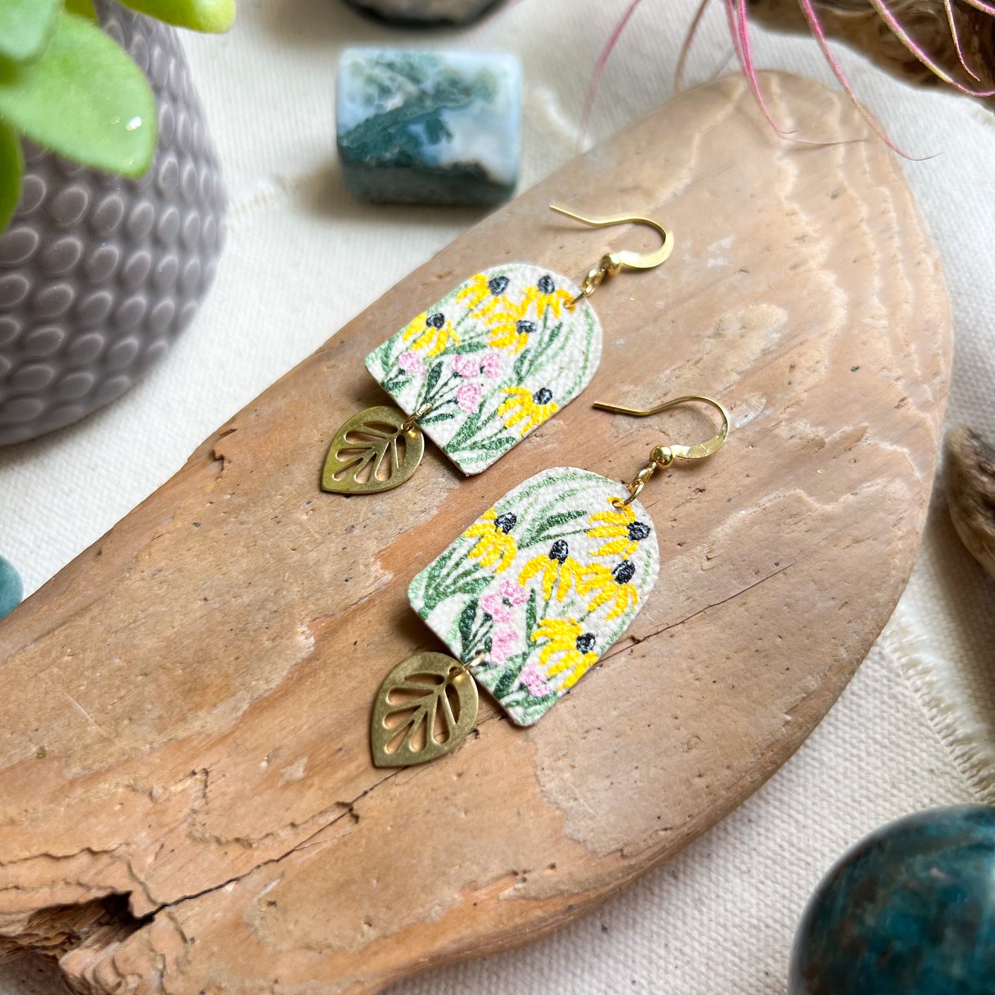 Black Eyed Susan Earrings