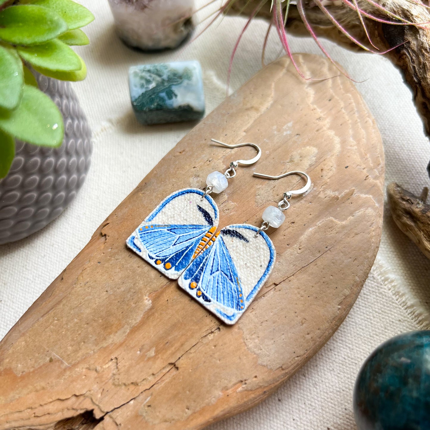Moona Moth Earrings