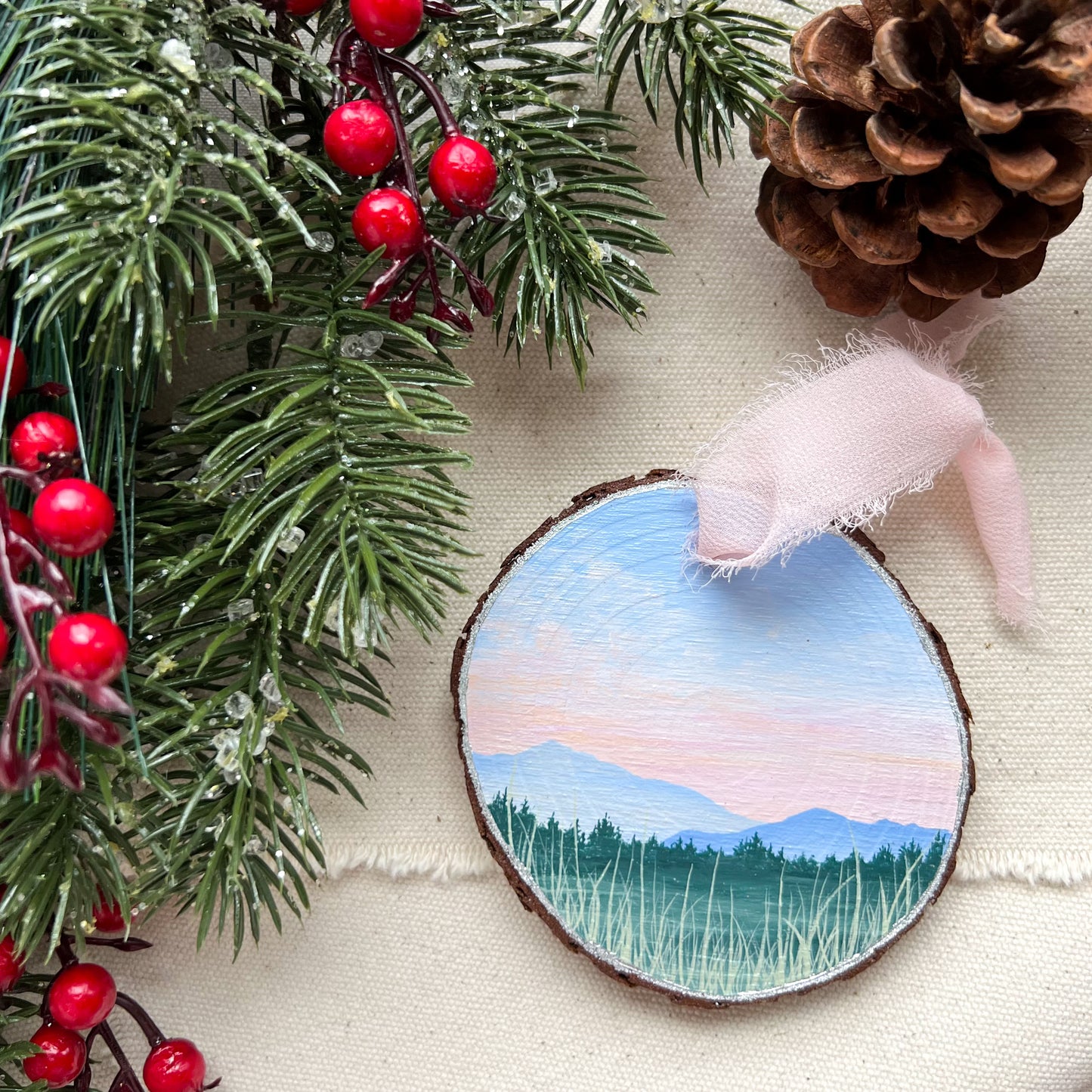 Sunset Field Ornament