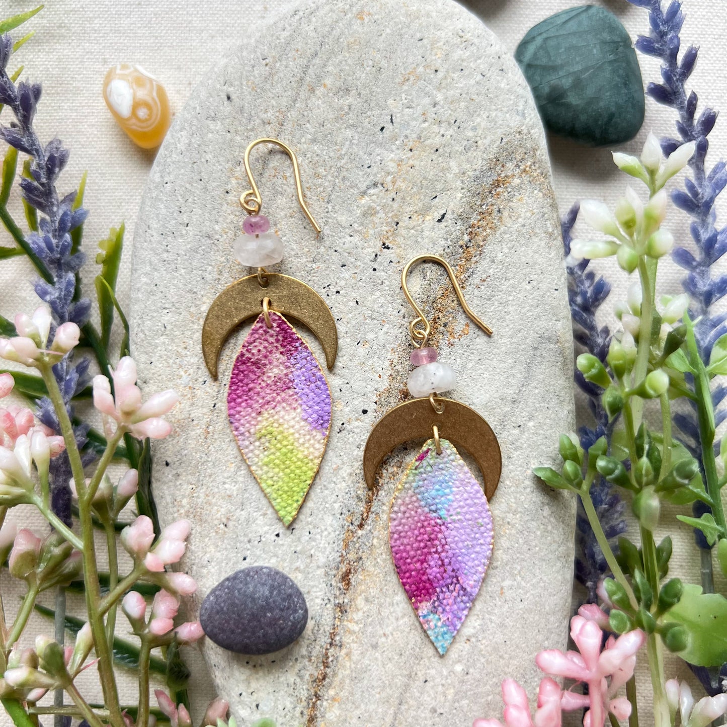 Crescent Petal Earrings