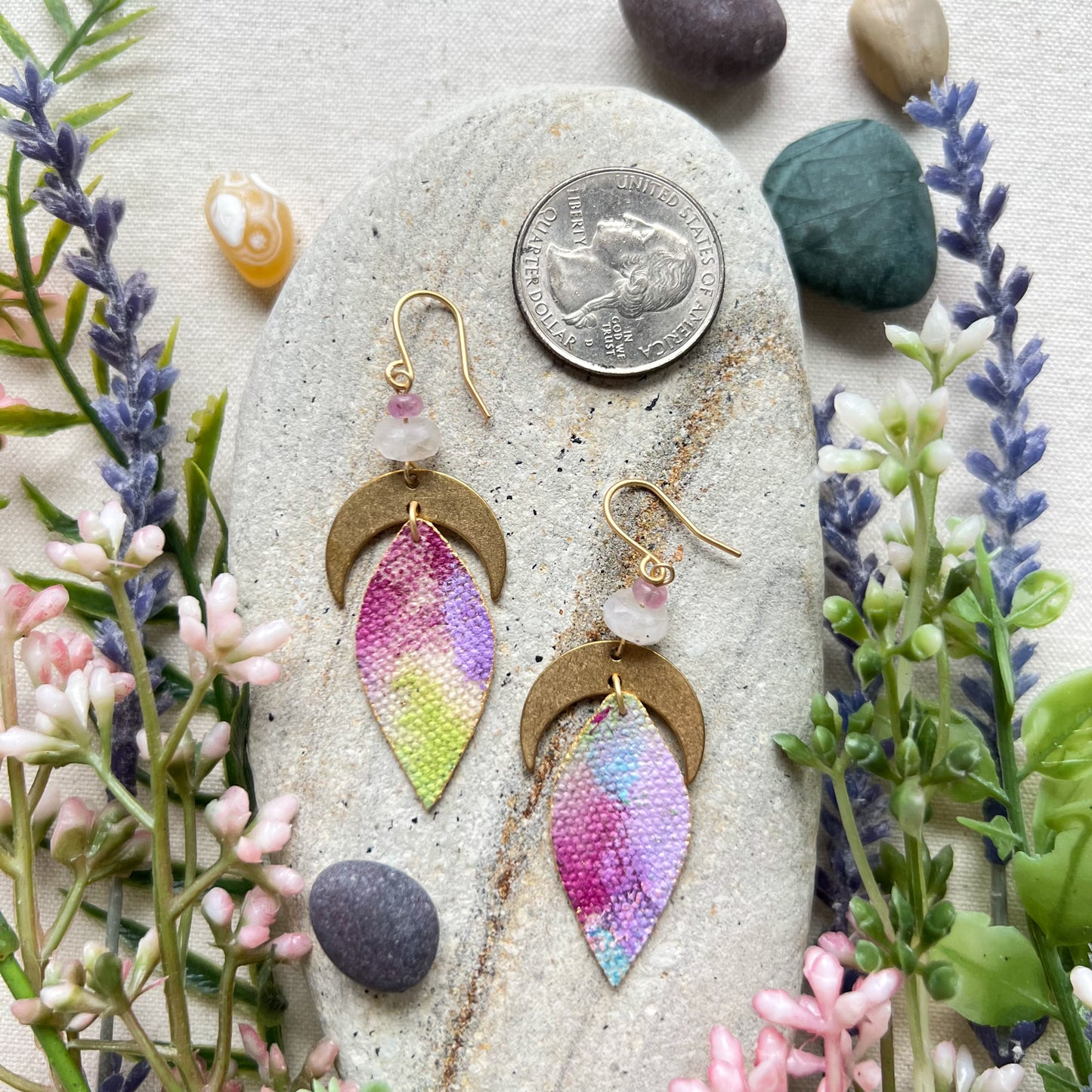 Crescent Petal Earrings