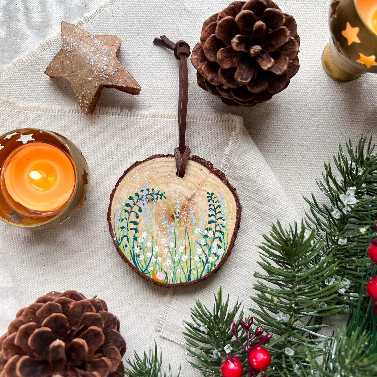 Snail Botanical Ornament