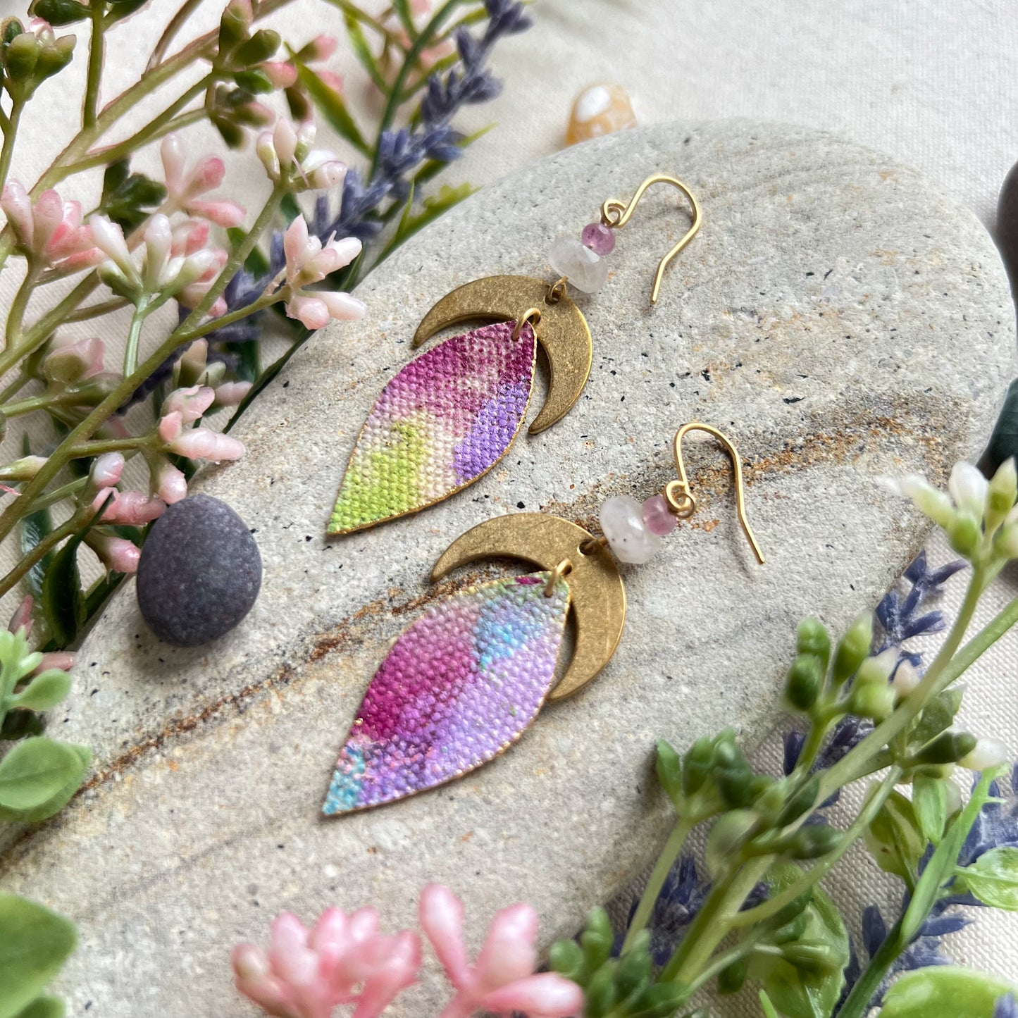 Crescent Petal Earrings