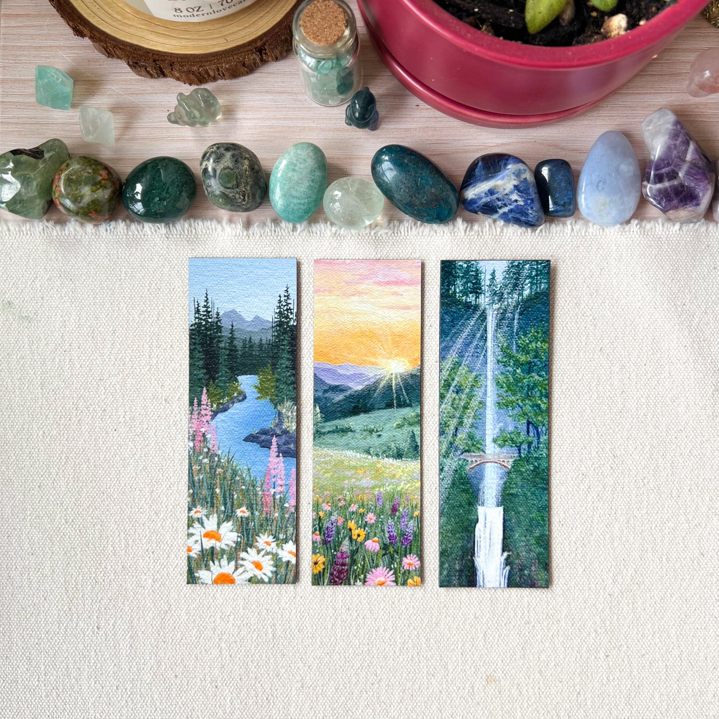 Wildflower Sunrise Magnet