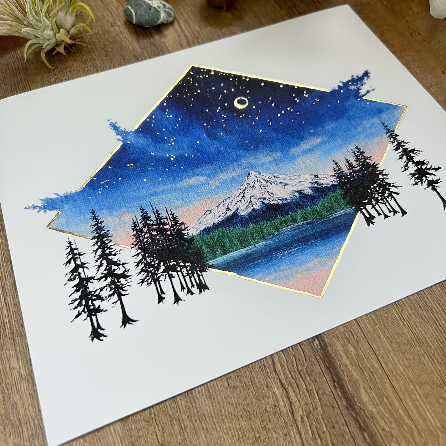 “Throne Above The Evergreens” Print