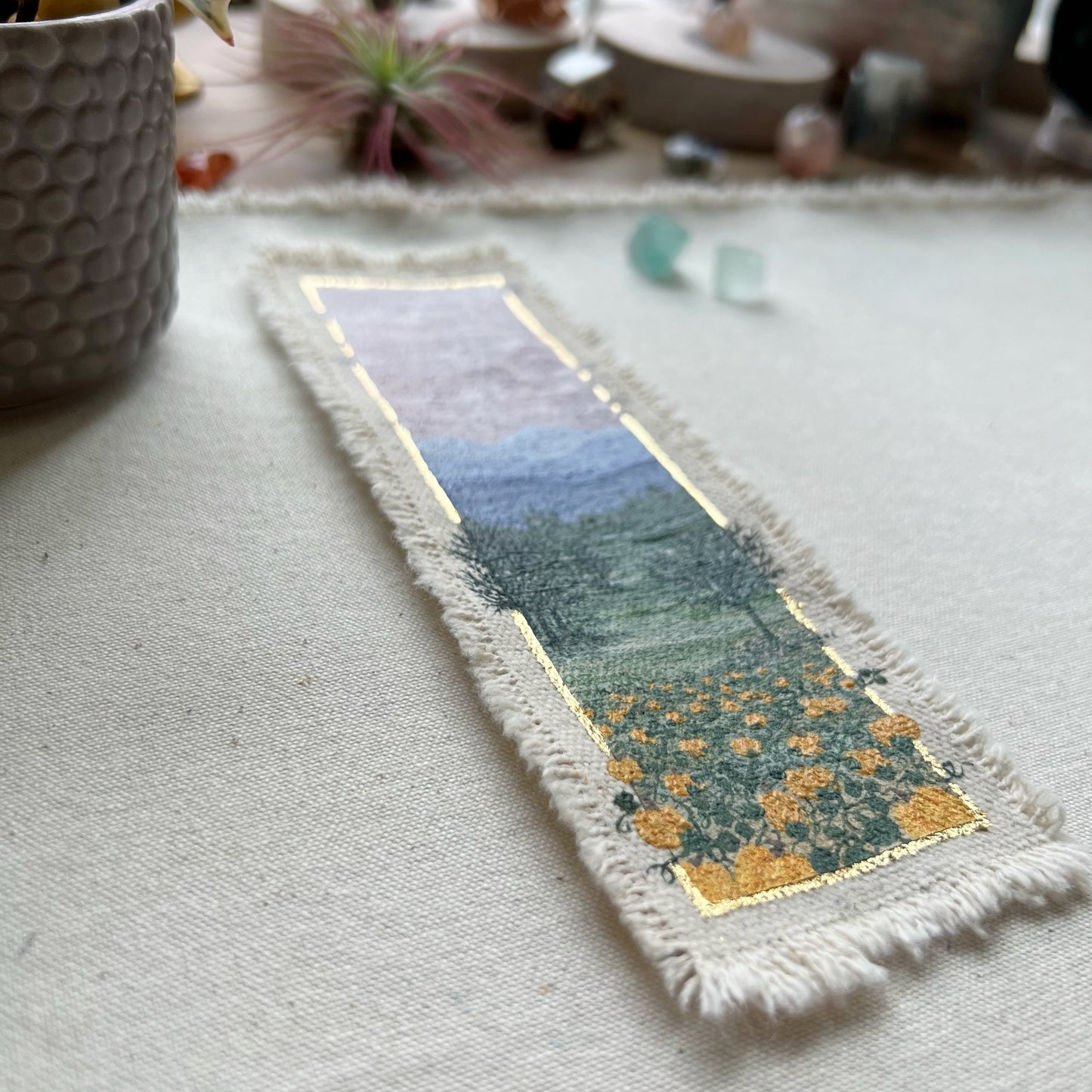 "Pumpkin Patch" Bookmark Painting