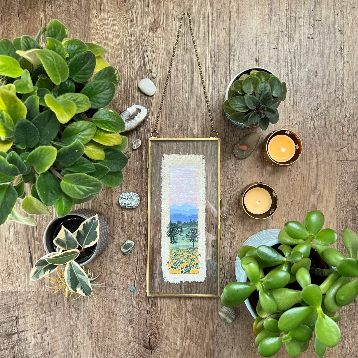 "Pumpkin Patch" Bookmark Painting