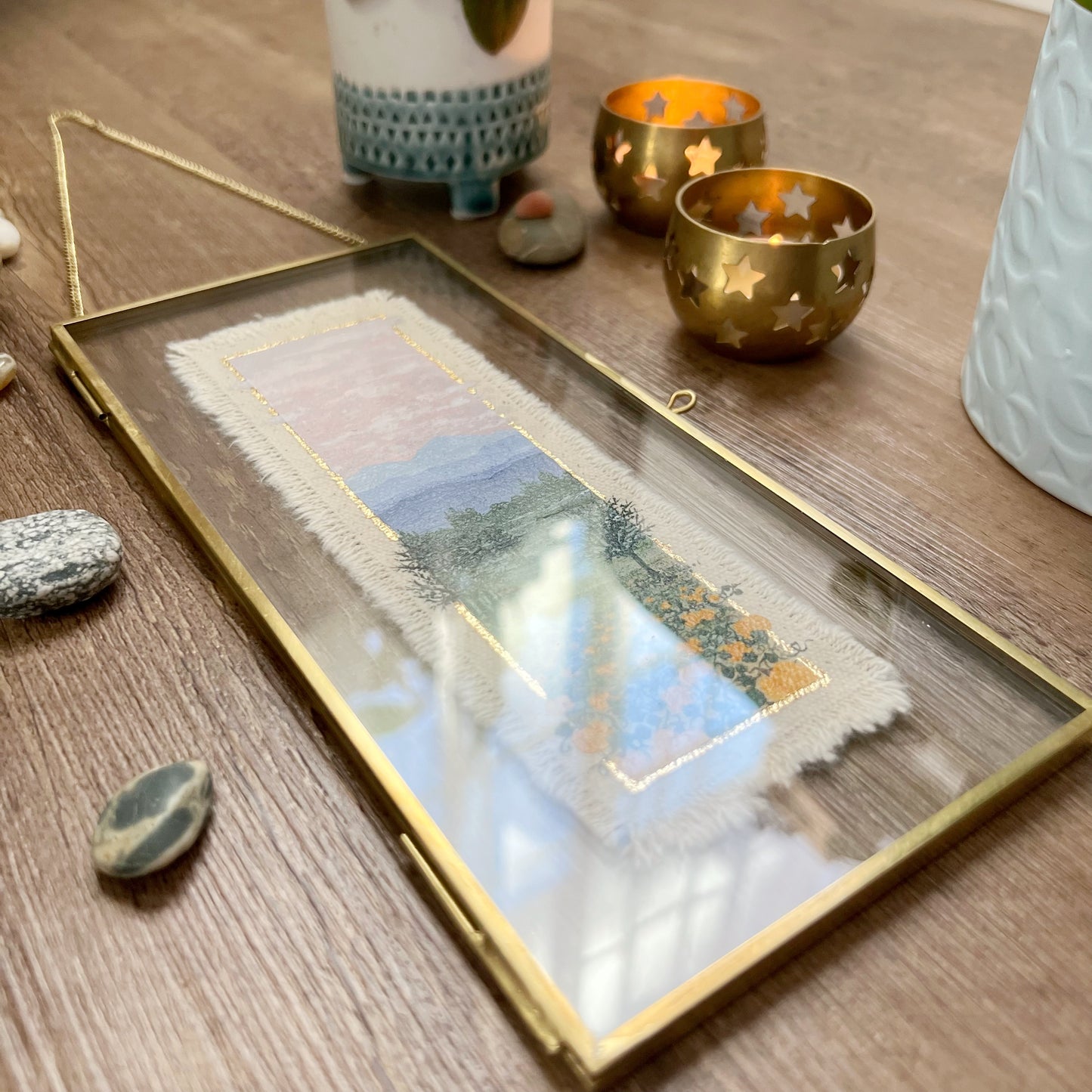 "Pumpkin Patch" Bookmark Painting