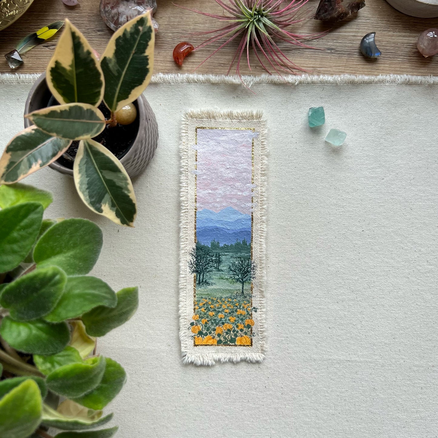 "Pumpkin Patch" Bookmark Painting