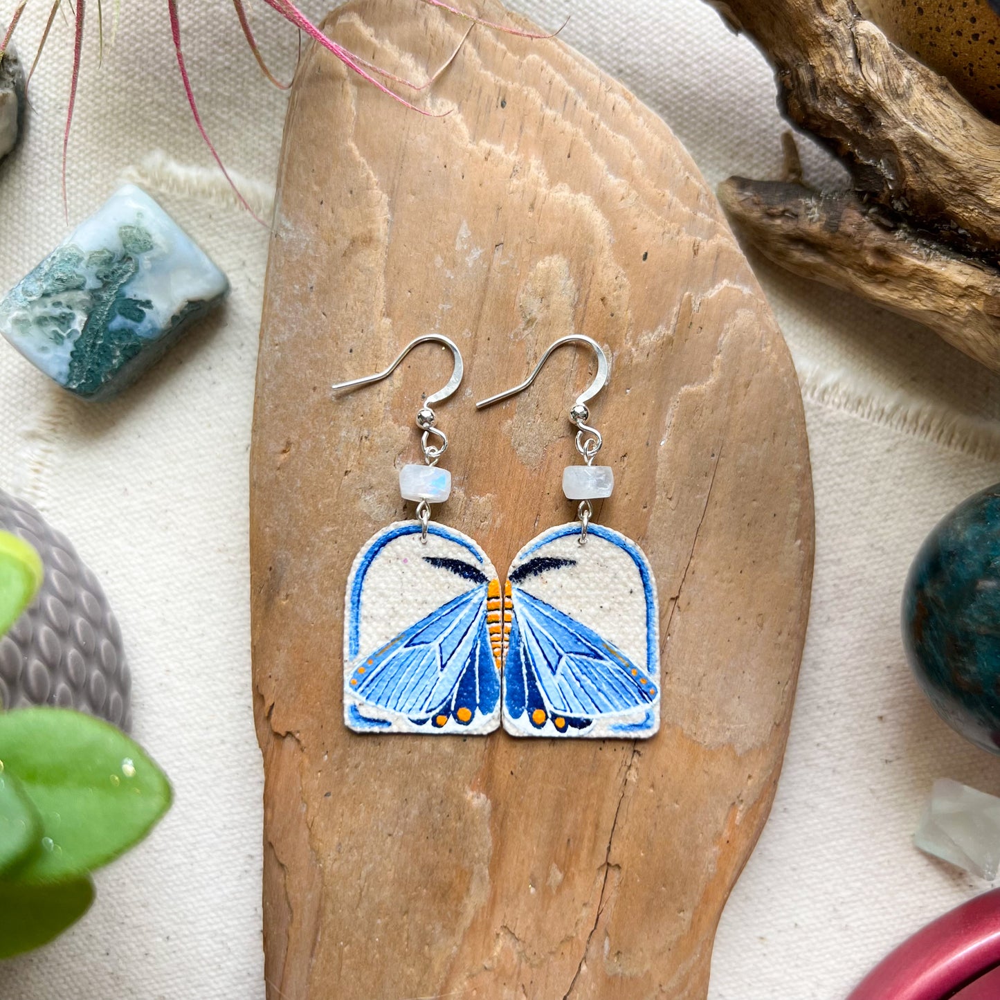 Moona Moth Earrings