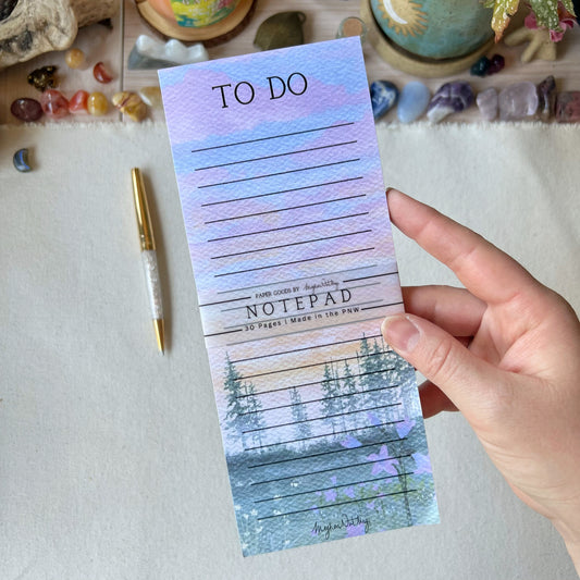 Pacific Northwest Sunrise Notepad