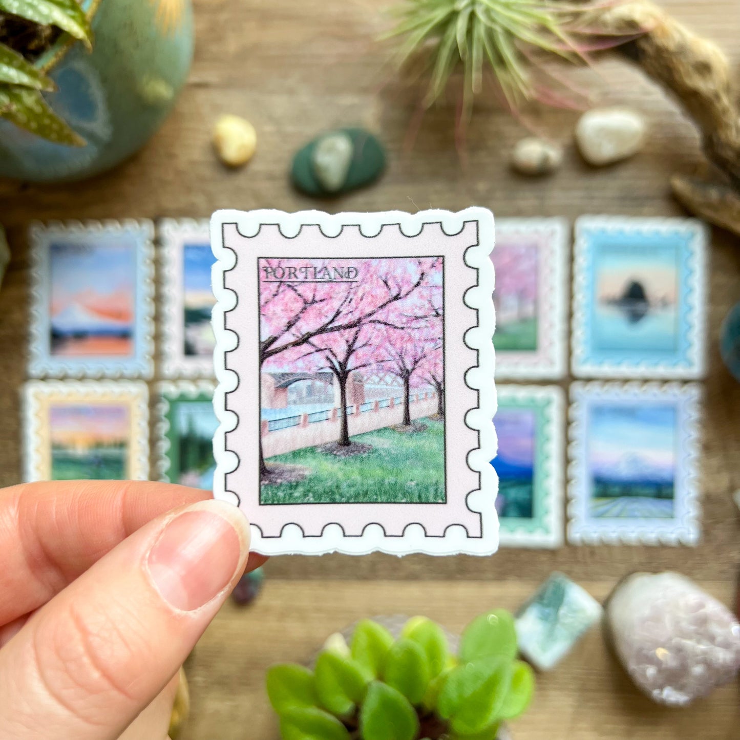 Portland Stamp Sticker