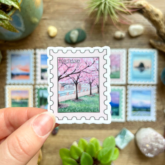 Portland Stamp Sticker