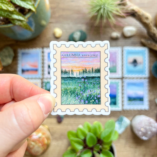 Columbia River Gorge Stamp Sticker
