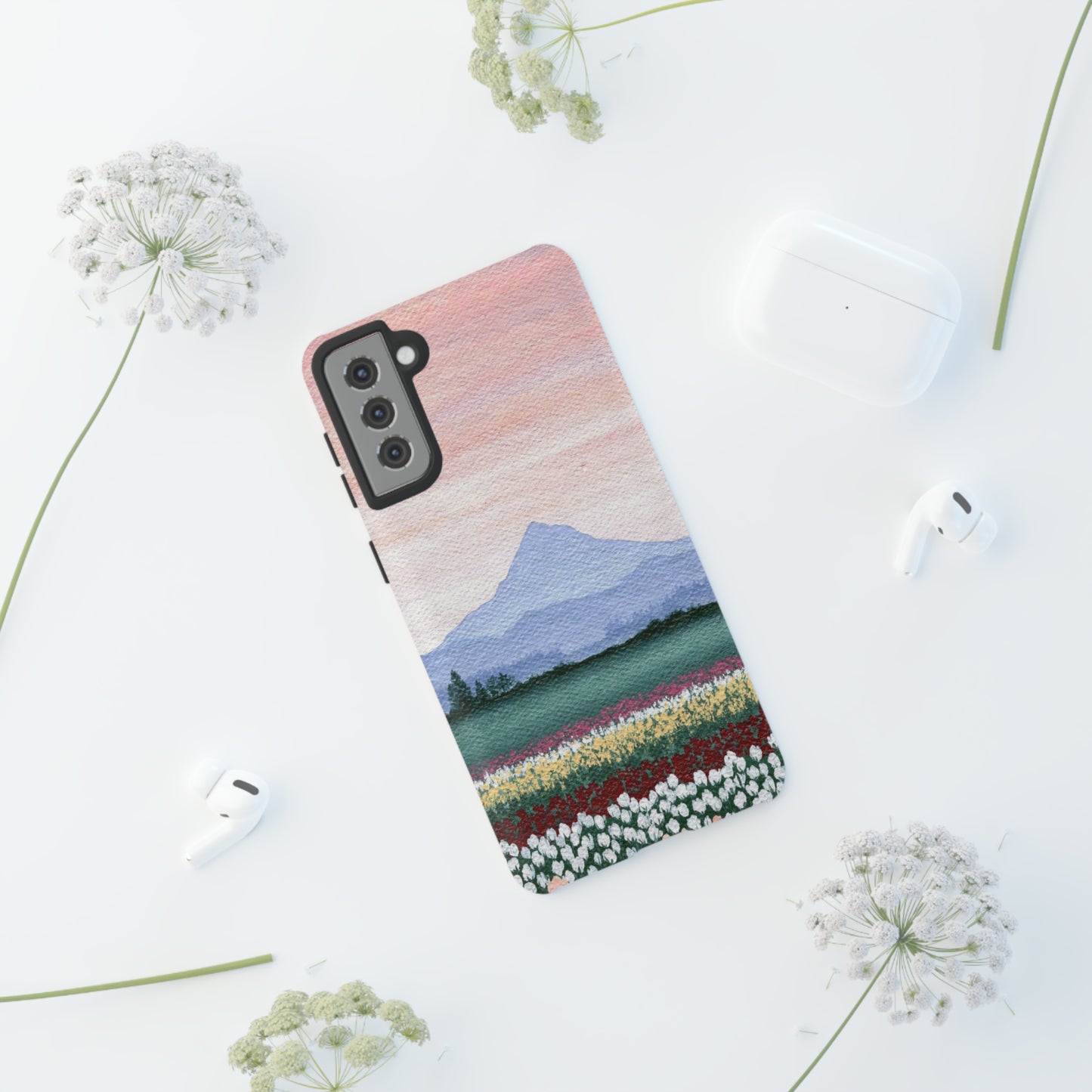 Tulip Field Tough Phone Case