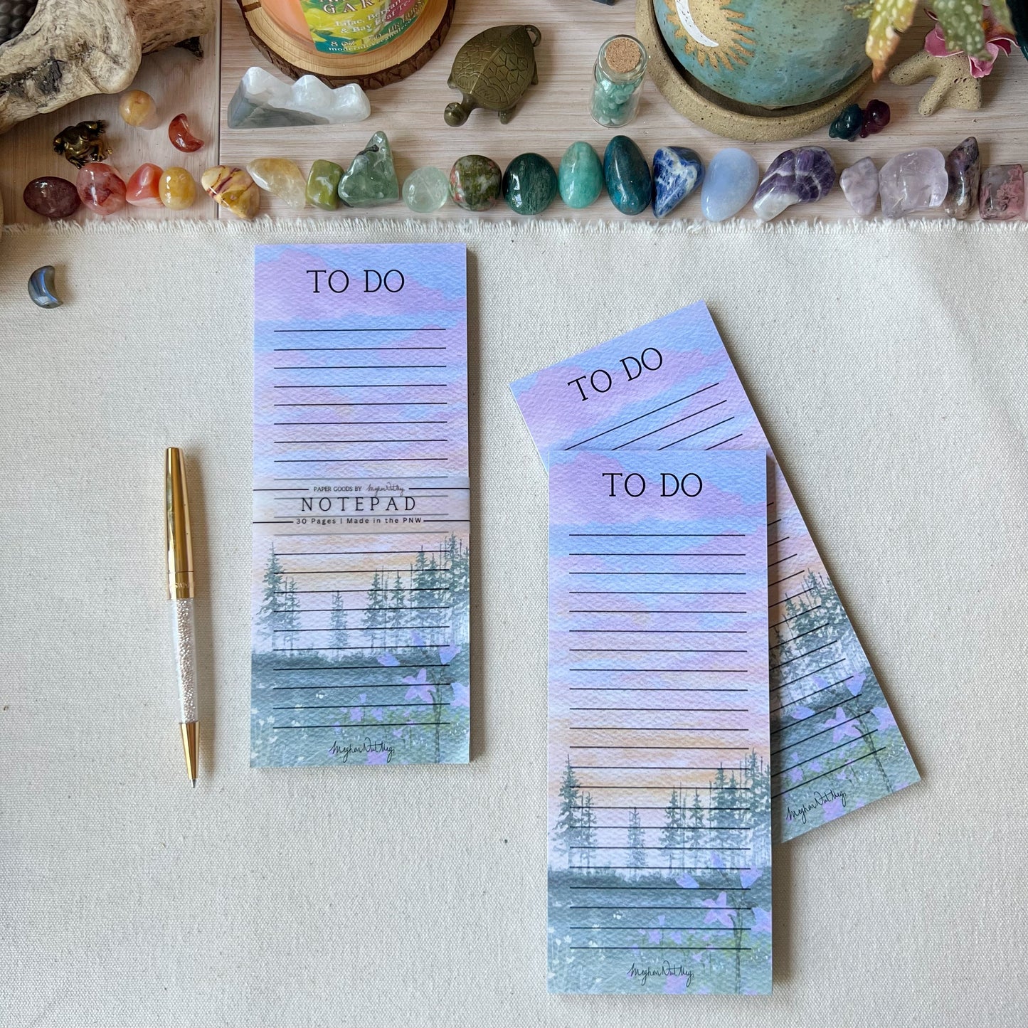 Pacific Northwest Sunrise Notepad