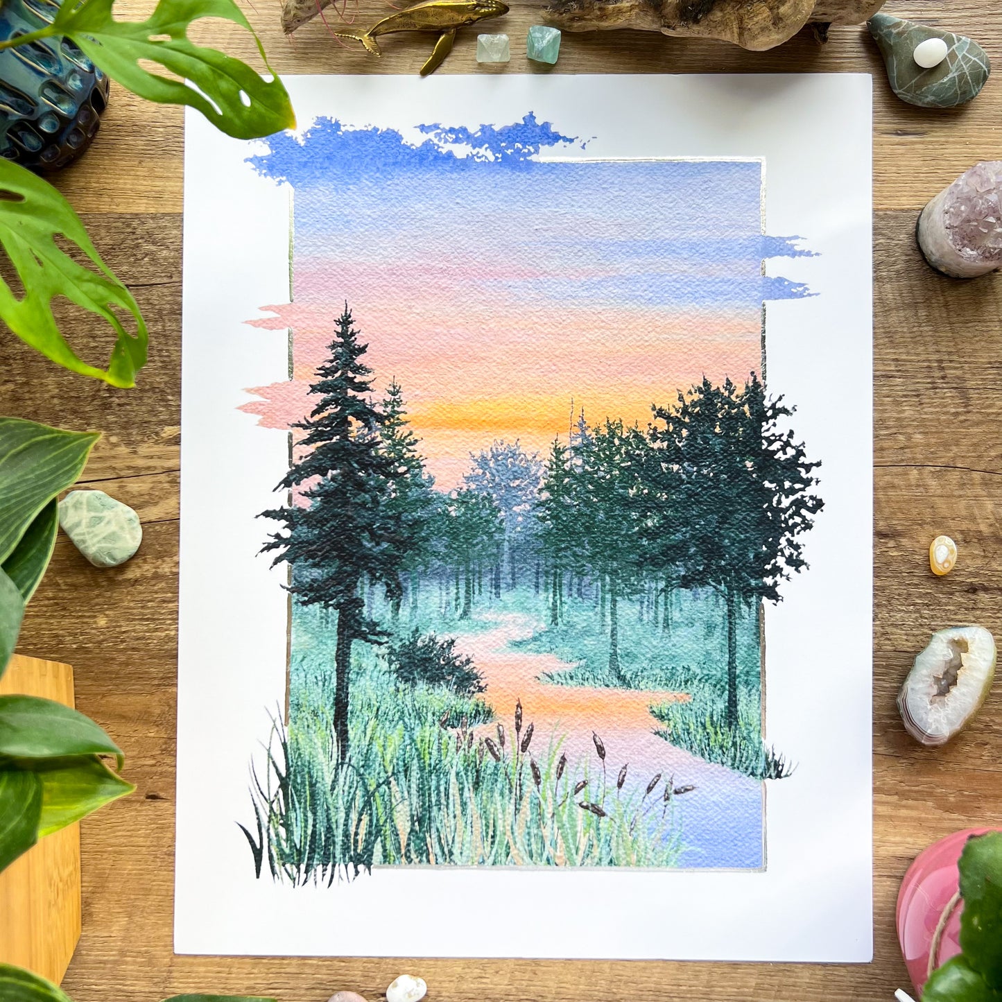 Misty Morning Print