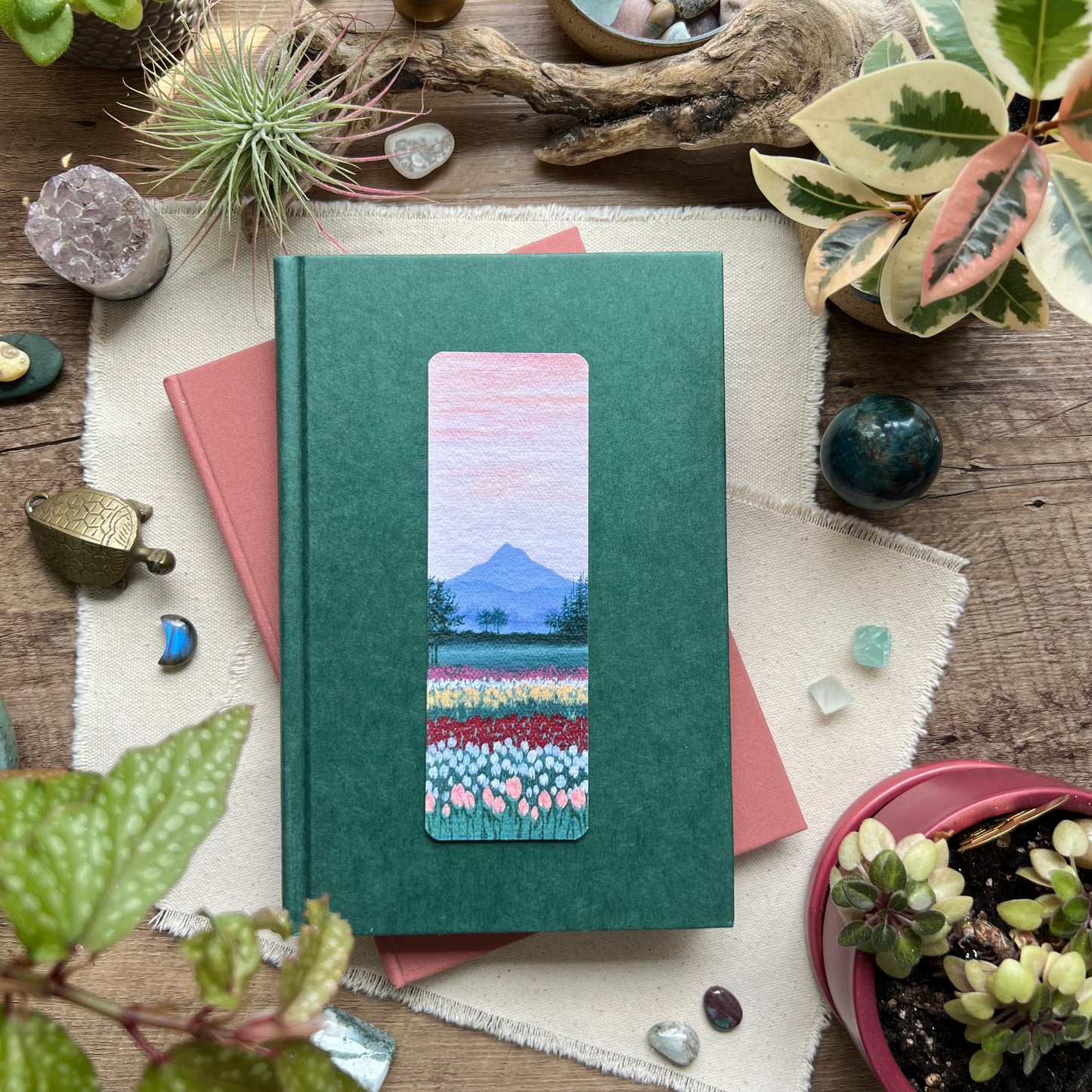 Tulip Fields Bookmark