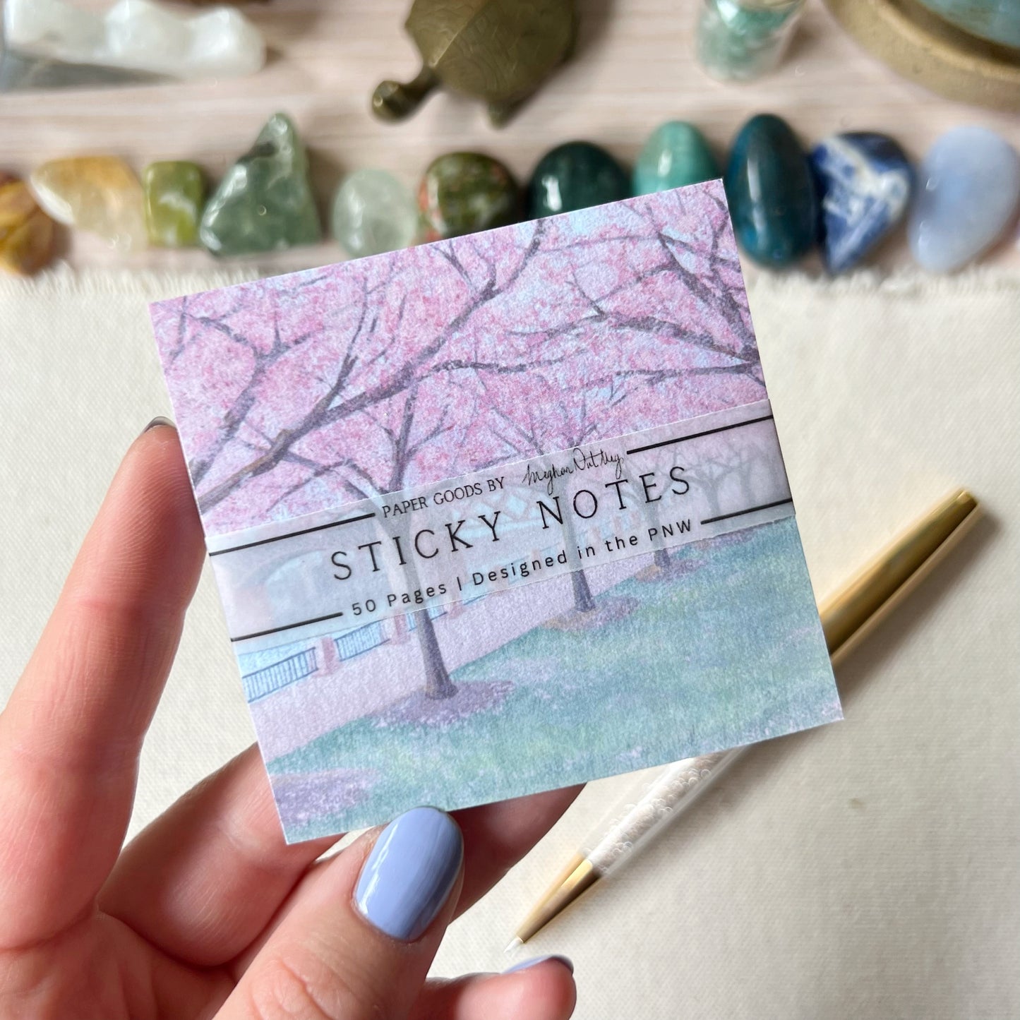 Cherry Blossom Post It Notes