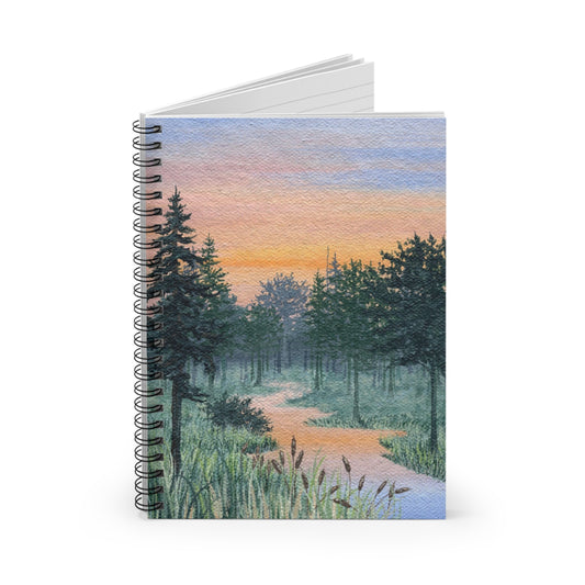 Misty Morning Spiral Notebook