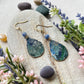 Gemstone Teardrop Earrings