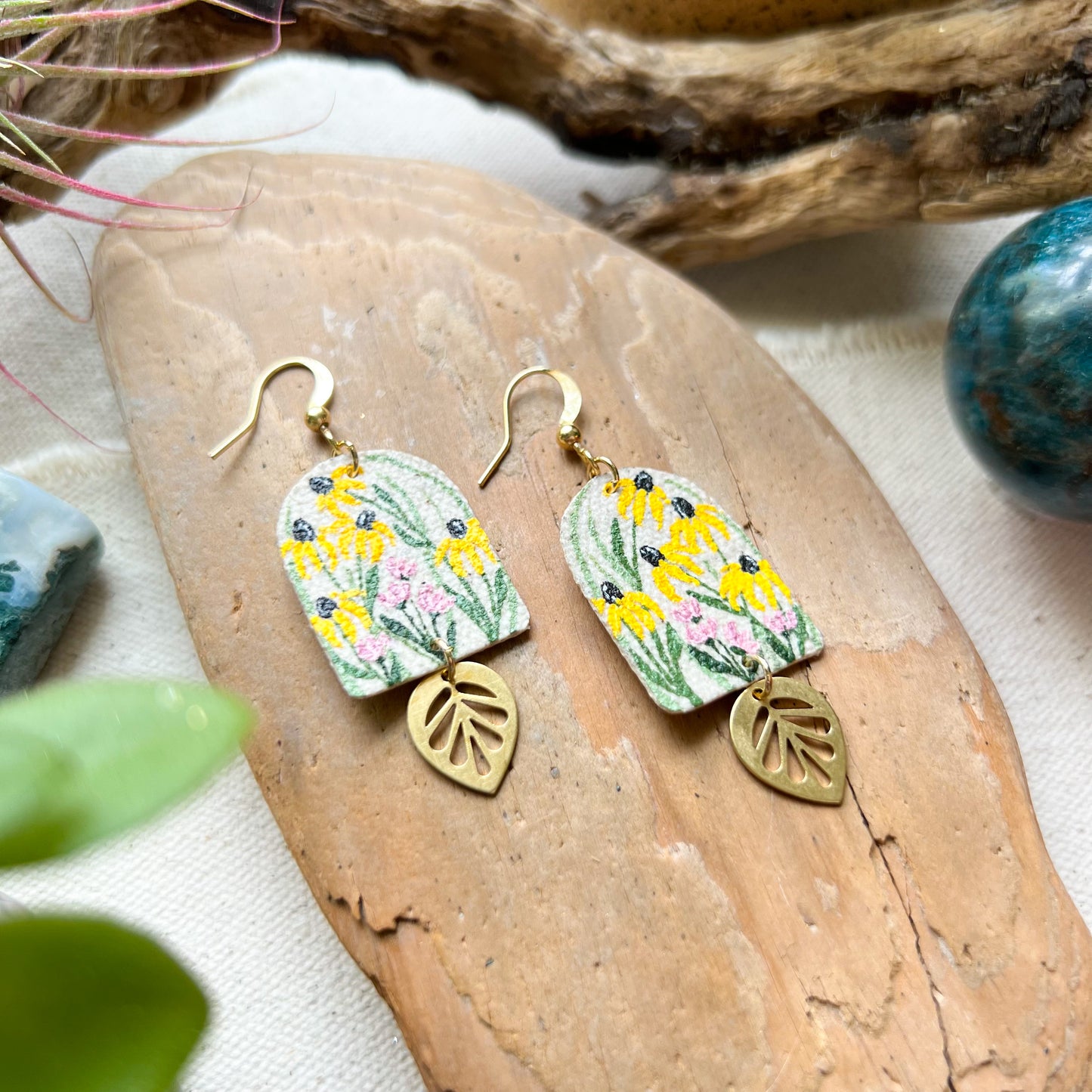 Black Eyed Susan Earrings