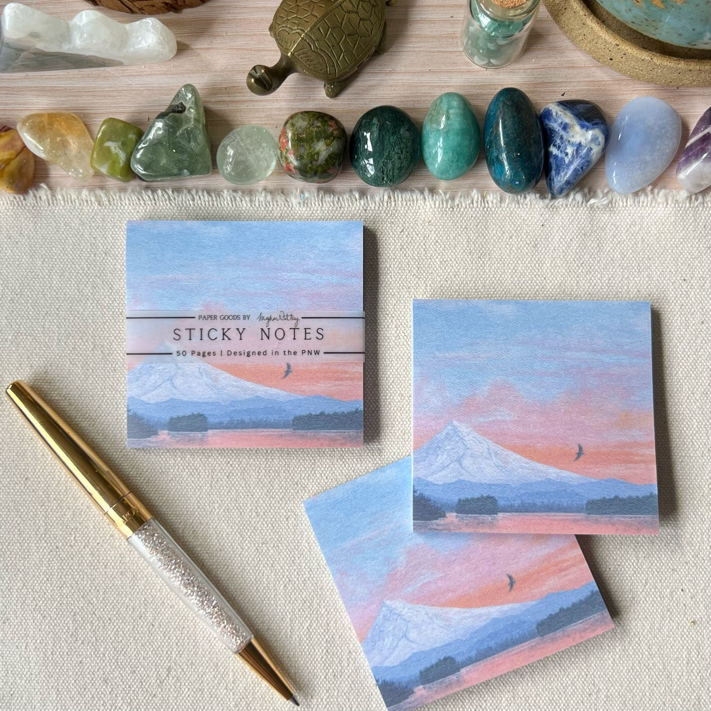 Riverside Soaring Post It Notes