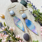 Blue Agate Earrings