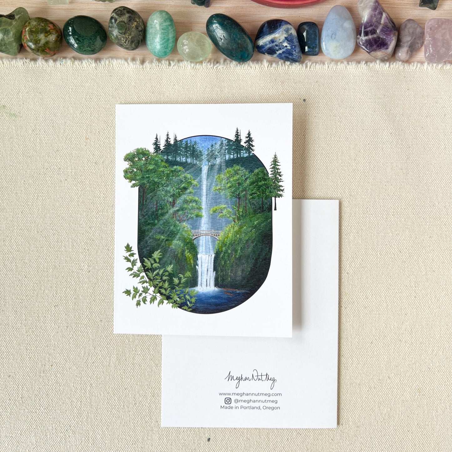 Multnomah Falls Greeting Card