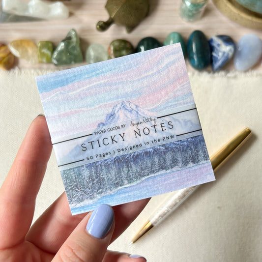 Trillium Lake Post It Notes