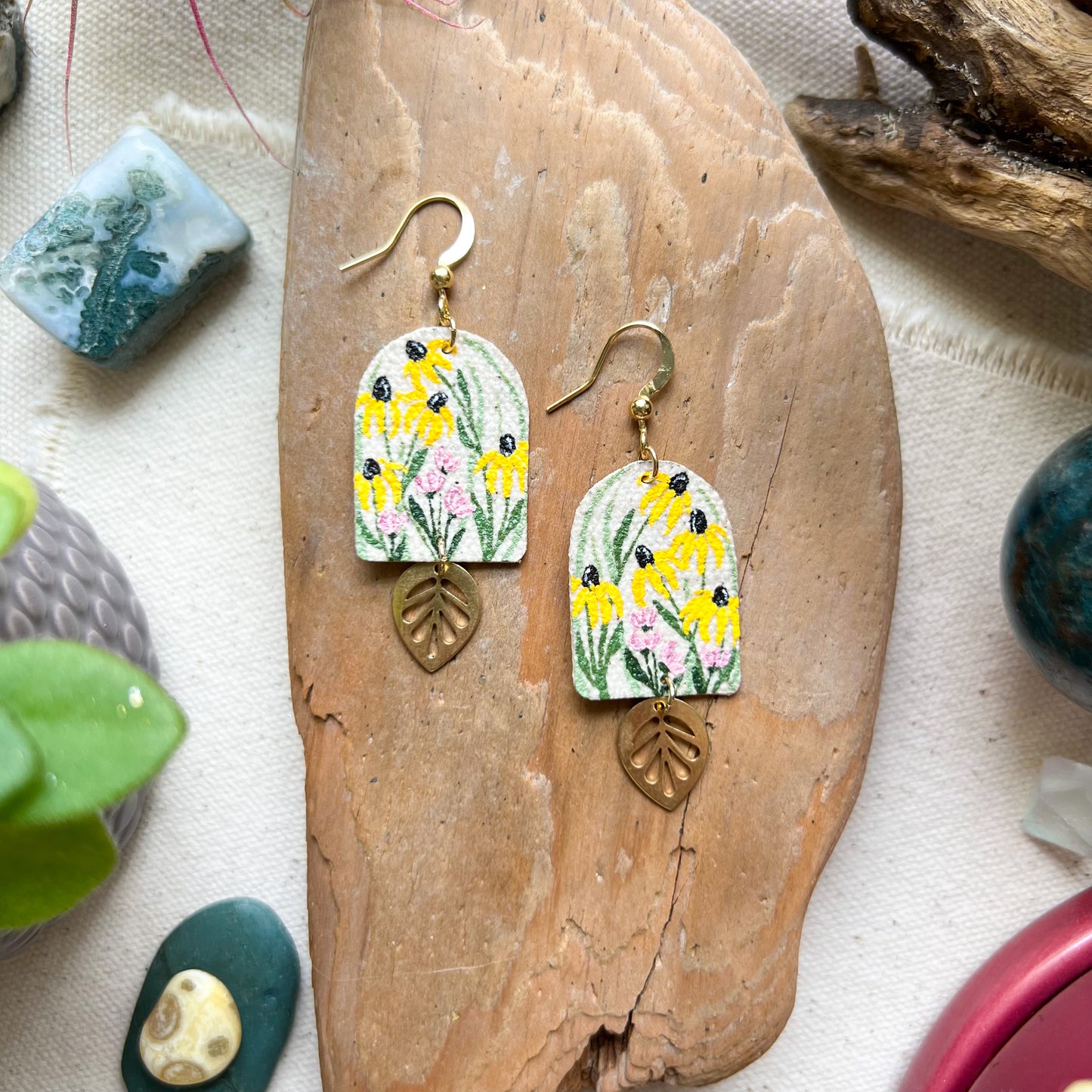 Black Eyed Susan Earrings