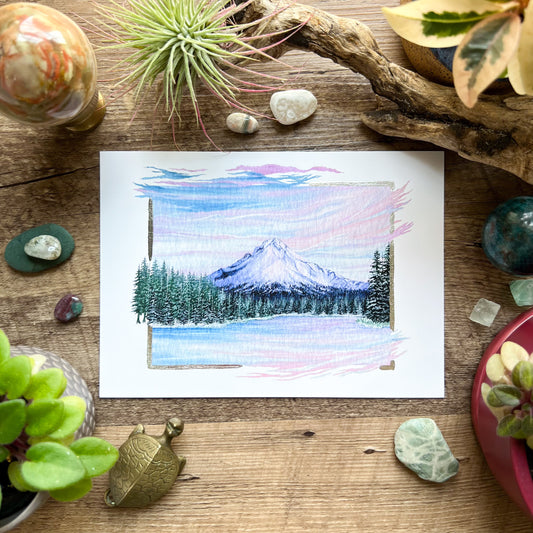 “Hushed Morn Upon Her Frosted Shore” Print