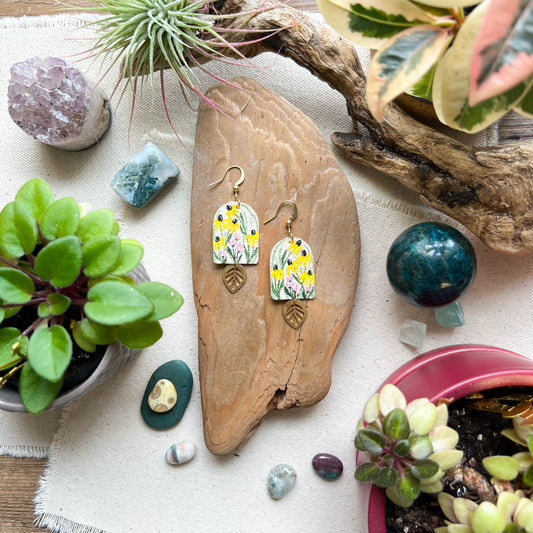 Black Eyed Susan Earrings