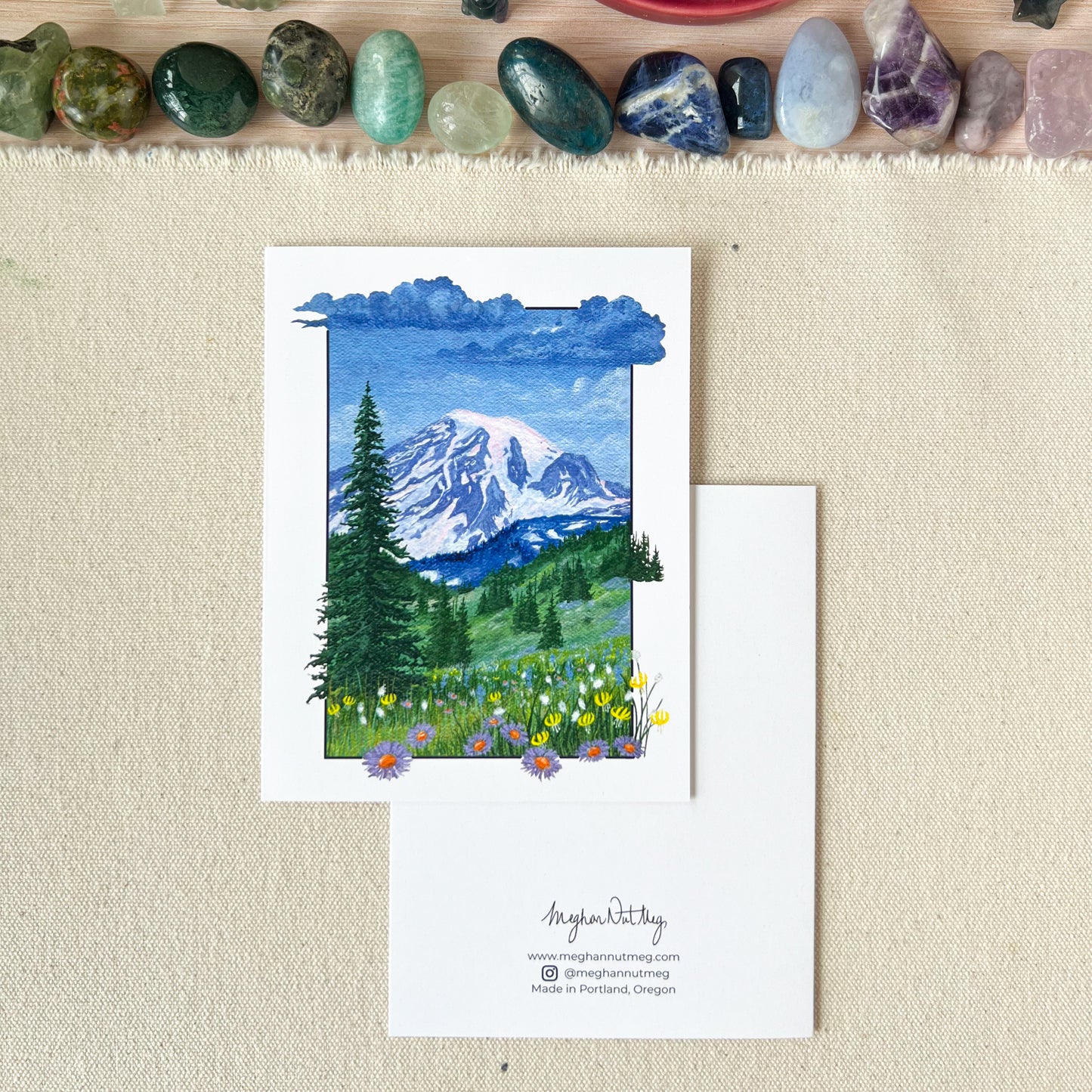 Mt. Rainier Greeting Card