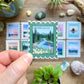Cascade Mountains Stamp Sticker